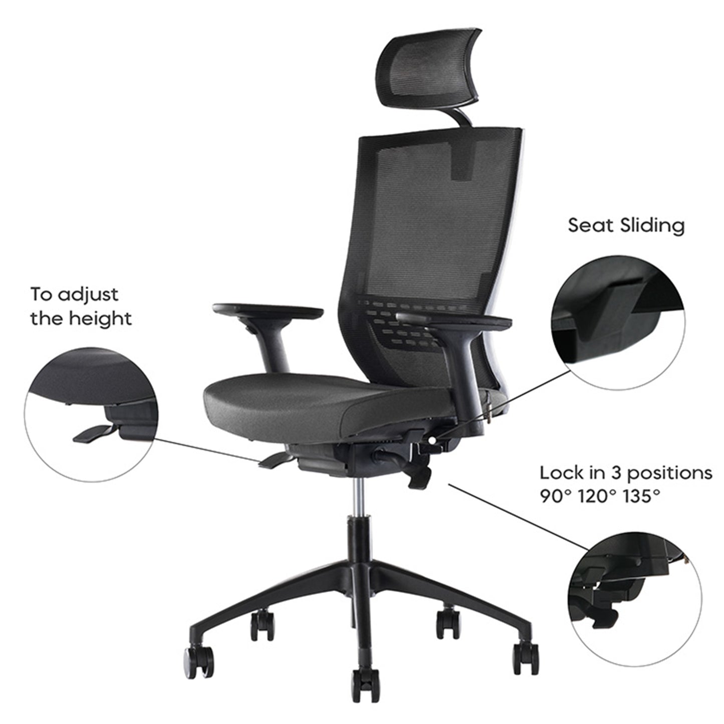 SATURN 000 PA TASK CHAIR