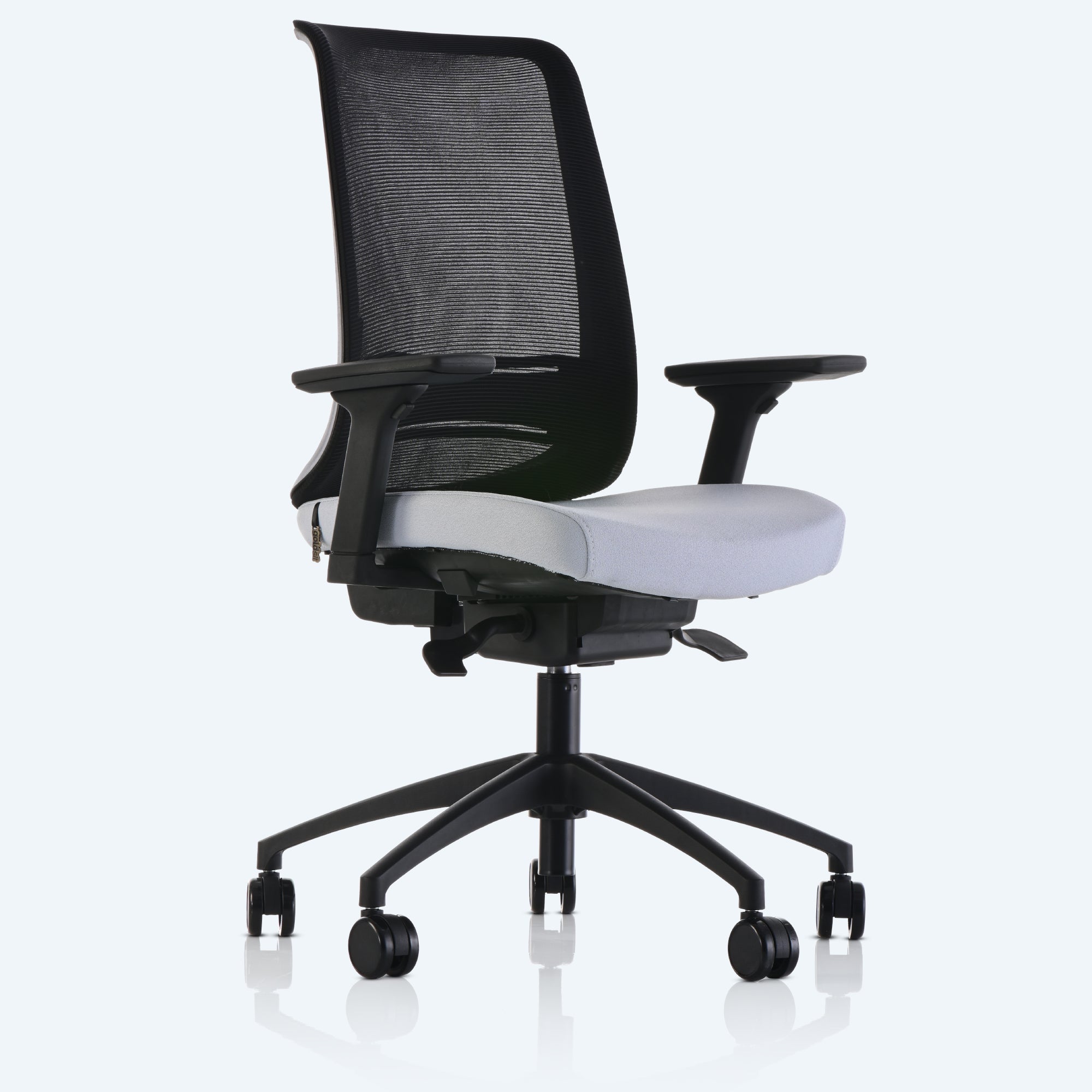 Buro alto task chair online with adjustable armrests black